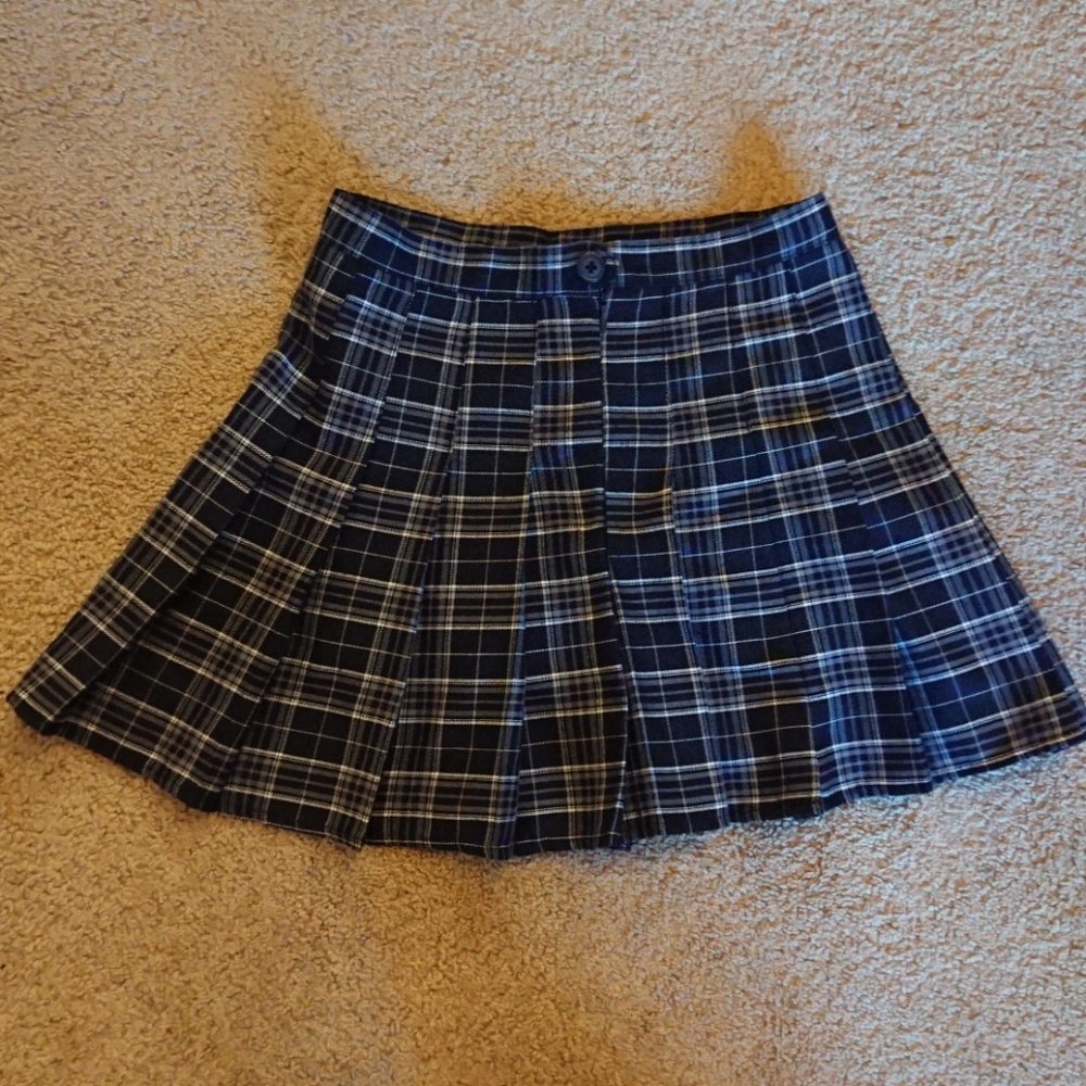 Pleated Mini Skirt